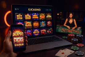 Jewels of Prosperity slot interface showing gem symbols, reel layout, and bet controls