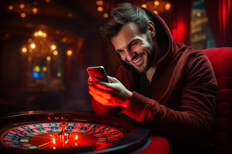 Mobile device showing live betting interface during peak hours